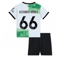 Echipament fotbal Liverpool Alexander-Arnold #66 Tricou Deplasare 2023-24 pentru copii maneca scurta (+ Pantaloni scurti)